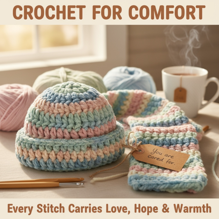 🧣 Stitching Hope: Handmade Warmth for Those in Transition