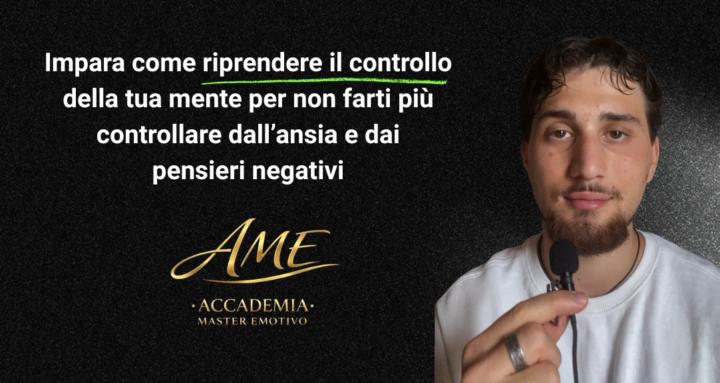Basta ansia/pensieri negativi