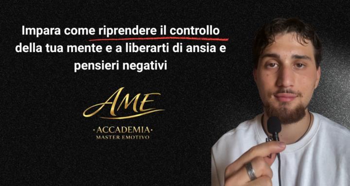 Basta ansia/pensieri negativi