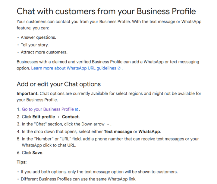 Adding Your AI Agent To Your Google Business Profile Chat Feature
