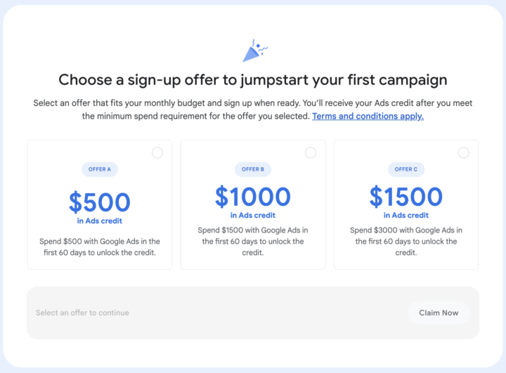 📢 Attention New Advertisers: Claim Up to $1,500 in Free Ads Credit!