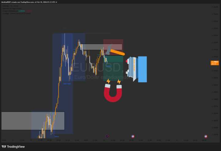 El indicador indicando con SergiFunded!