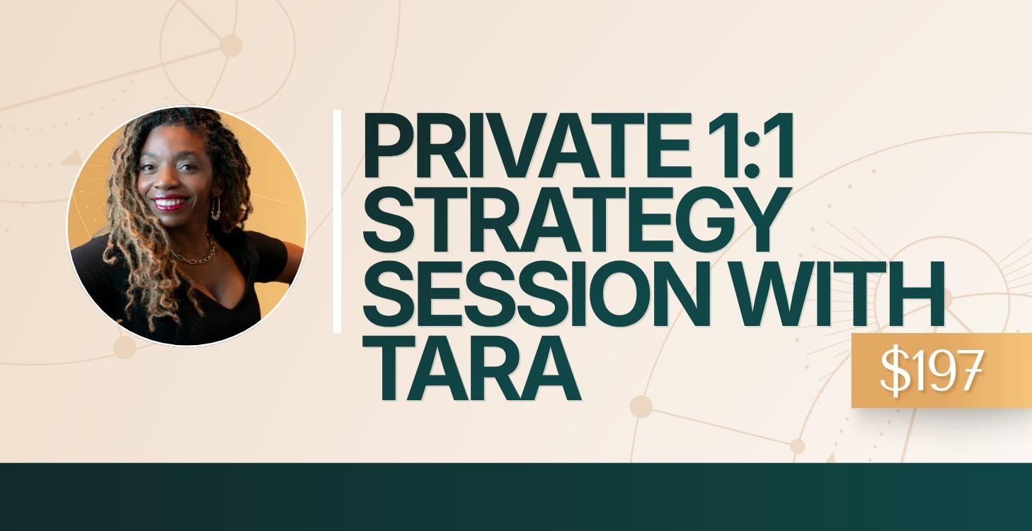 Private 1:1 Session with Tara