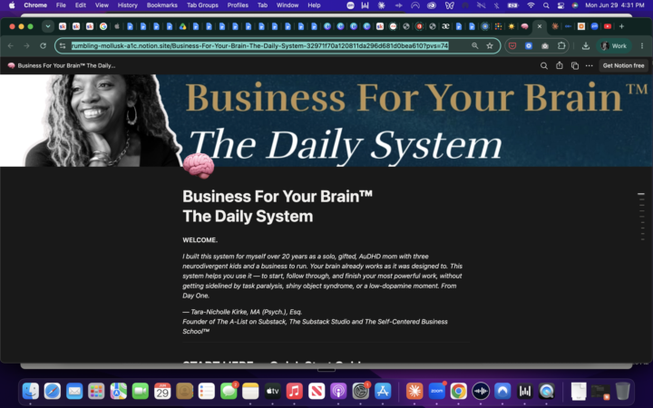 Business For Your Brain Daily System is LIVE!