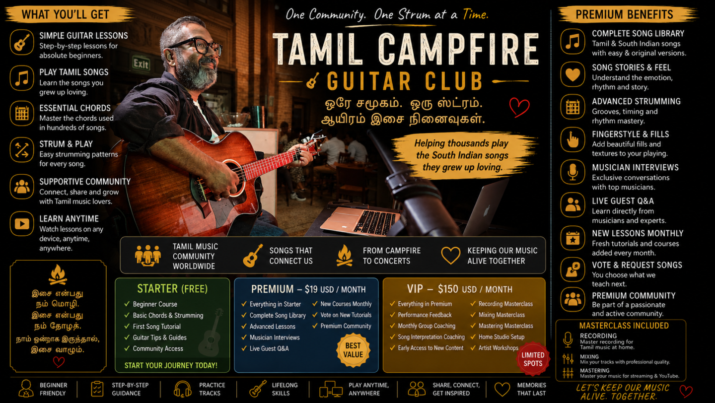 Tamil Campfire Guitar Club