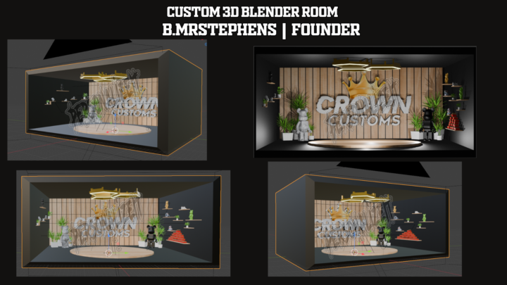 3D Blender ShowCase Rooms From PersonalizeIT 