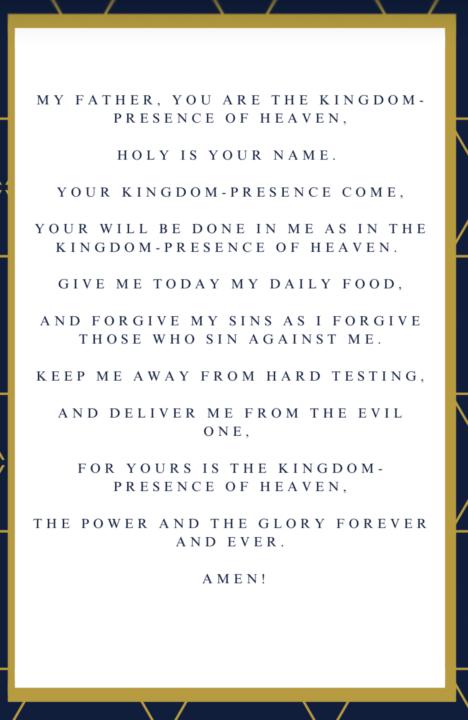 Our Kingdom Prayer