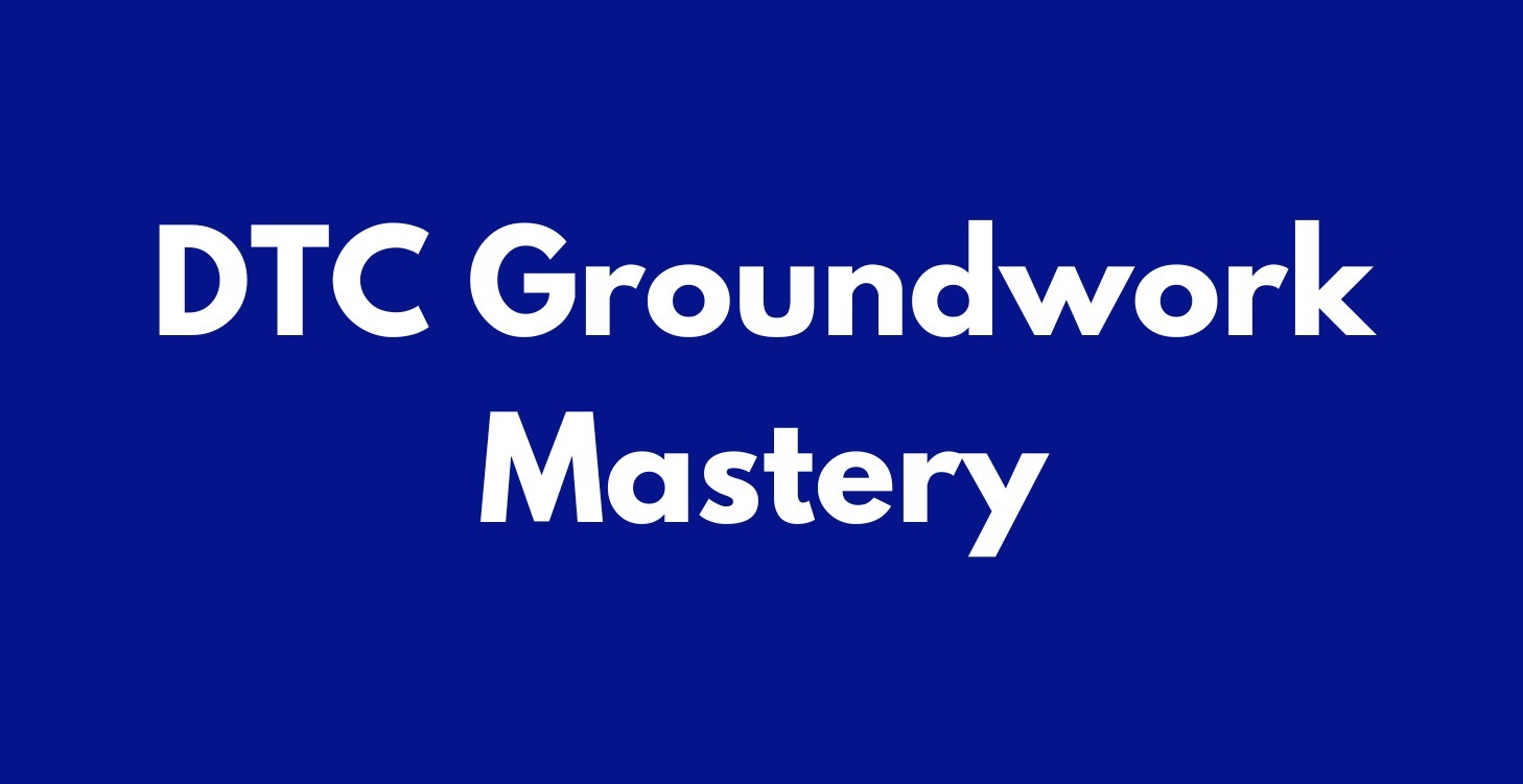 [1] DTC Groundwork Mastery