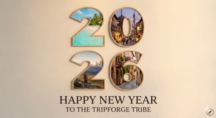 ✨🥂 Happy New Year, TripForge Tribe! 🌍