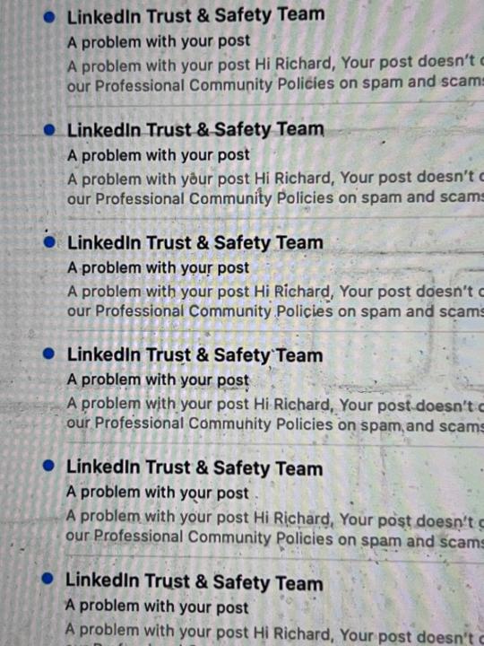 Richard van der Blom is even complaining about the LinkedIn Crackdown