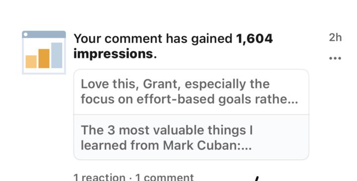 Commenting on Influencer posts reaches a lot of people