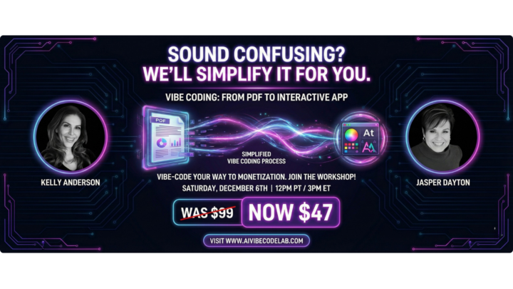 AI Vibe-Coding Workshop Tomorrow 50% OFF