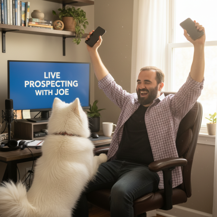 Does anyone want to watch me Book meetings Live via Phone and DM?