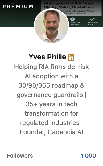 1000 LinkedIn Followers - I did it !