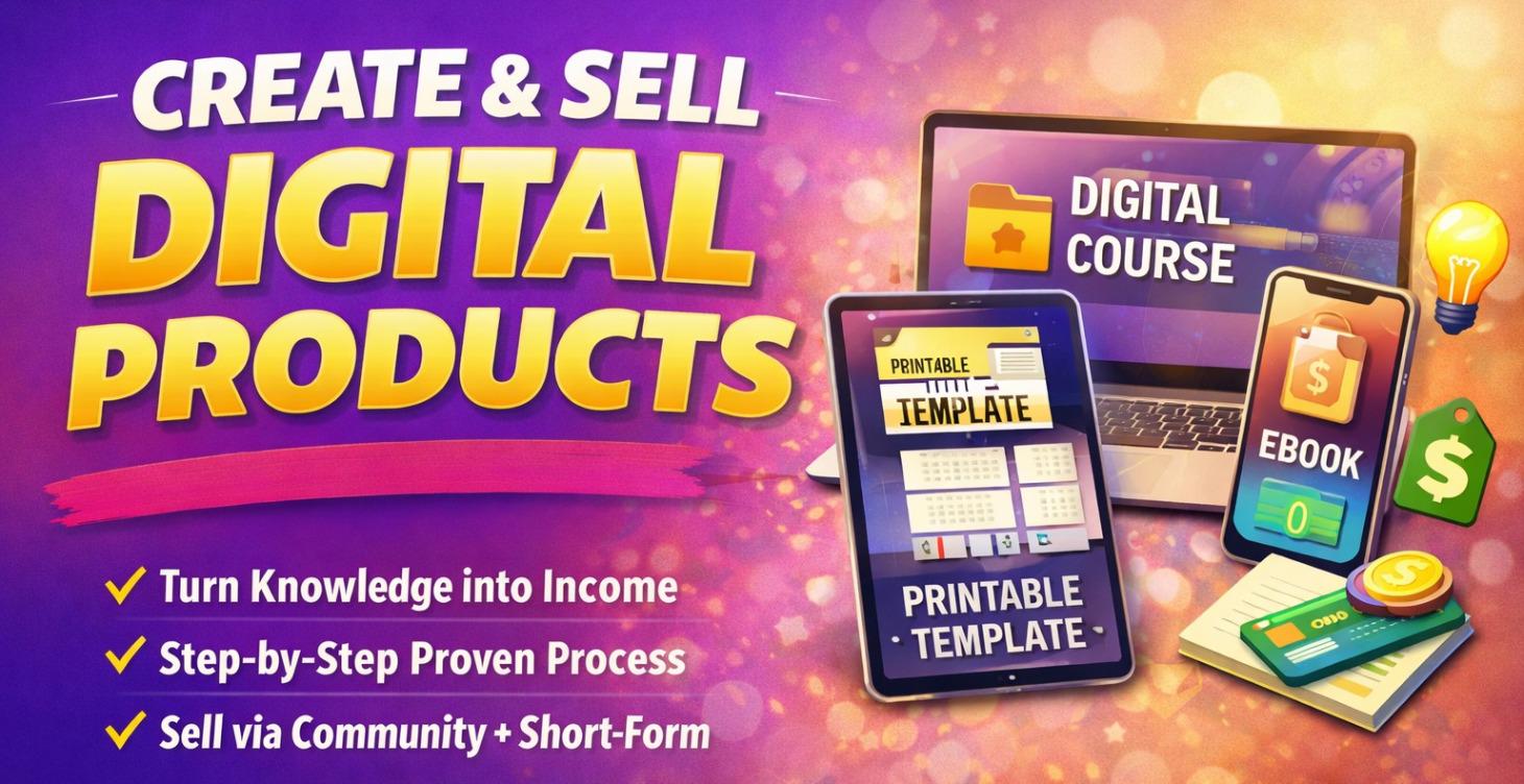 How to Create and Sell Digital Products