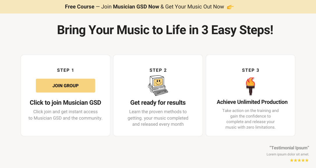 Musician Get Songs Done