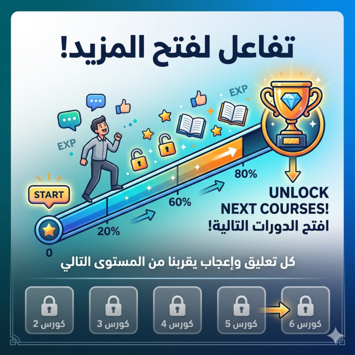 تفاعل أكثر.. تتعلم أكثر! 🔓
