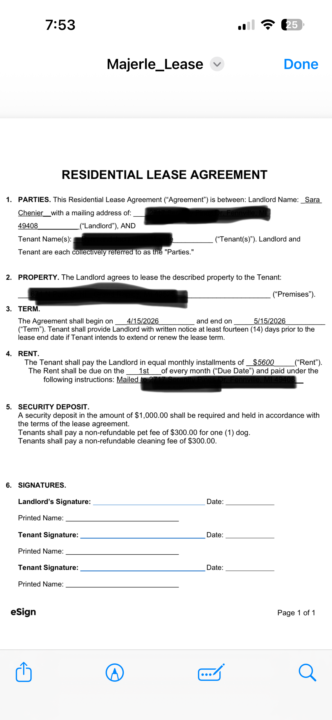 Lease question