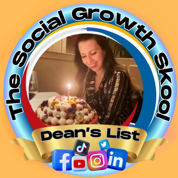 🎉🎓 Huge Congrats to Cristina for Making the Dean’s List! 🎓🎉