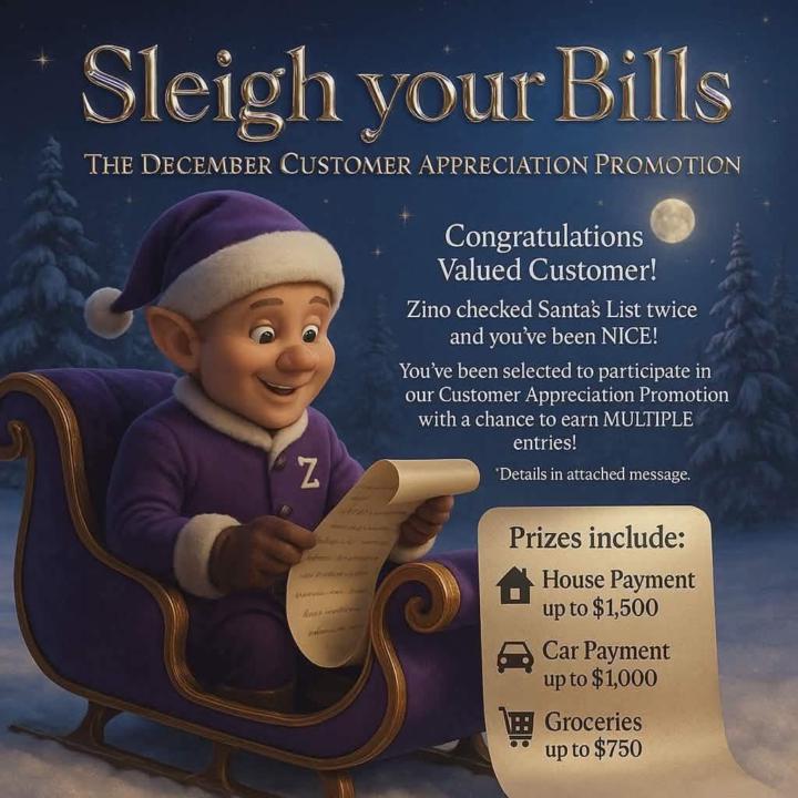 🎄 SLEIGH YOUR BILLS IS LIVE! 🎄