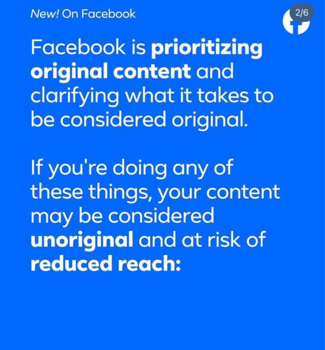🚨BREAKING: Facebook just released new updates concerning Reach & Monetisation.   Here is everything you need to know from today👇