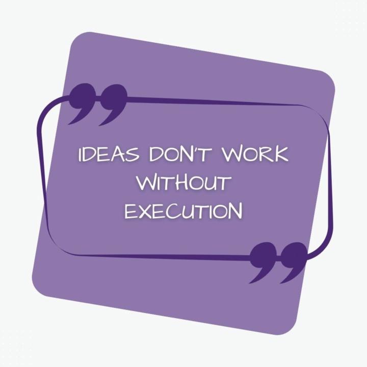 You have to have a plan, AND take action...