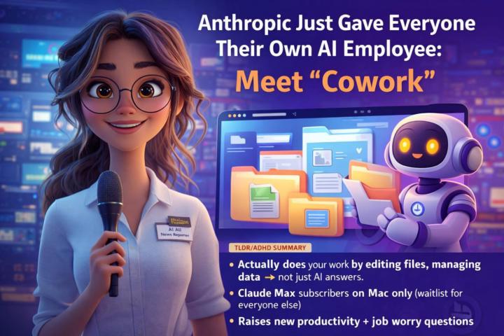 Anthropic Just Gave Everyone Their Own AI Employee: Meet “Cowork”