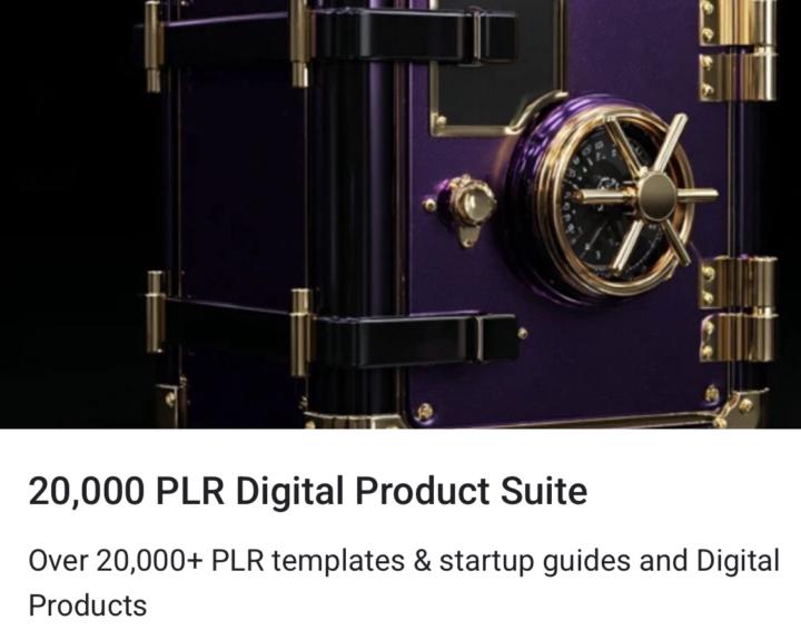 Do you want access to 20,000+ PLR products? 👀
