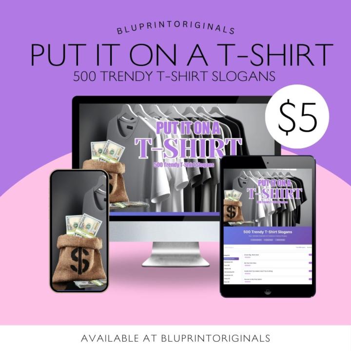  500 Trendy T-Shirt Slogans — The Design Vault You Need
