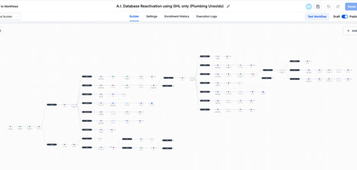 😳Database Reactivation With NEW GHL WorkFlow Builder...😳