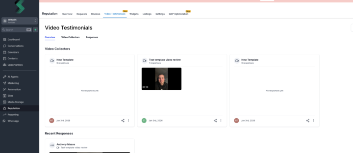 Anyone using the GHL "Video Testimonial" features. 