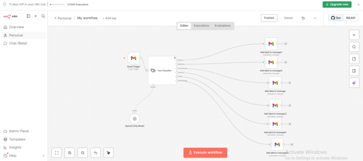 AI-Powered Email Classification & Auto-Labeling with n8n