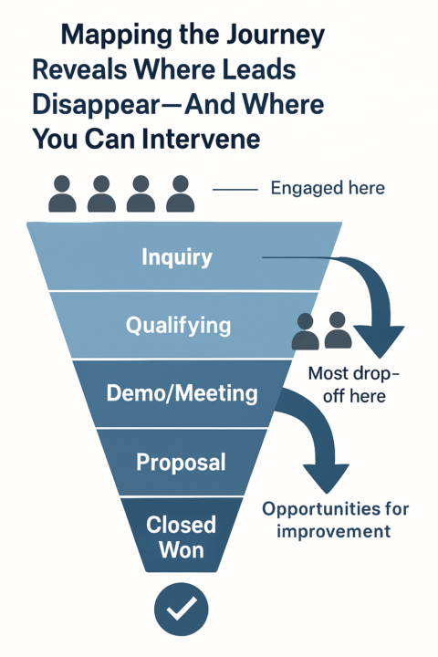 How Mapping Lead Journeys in Your CRM Uncovers Hidden Drop-Off Points