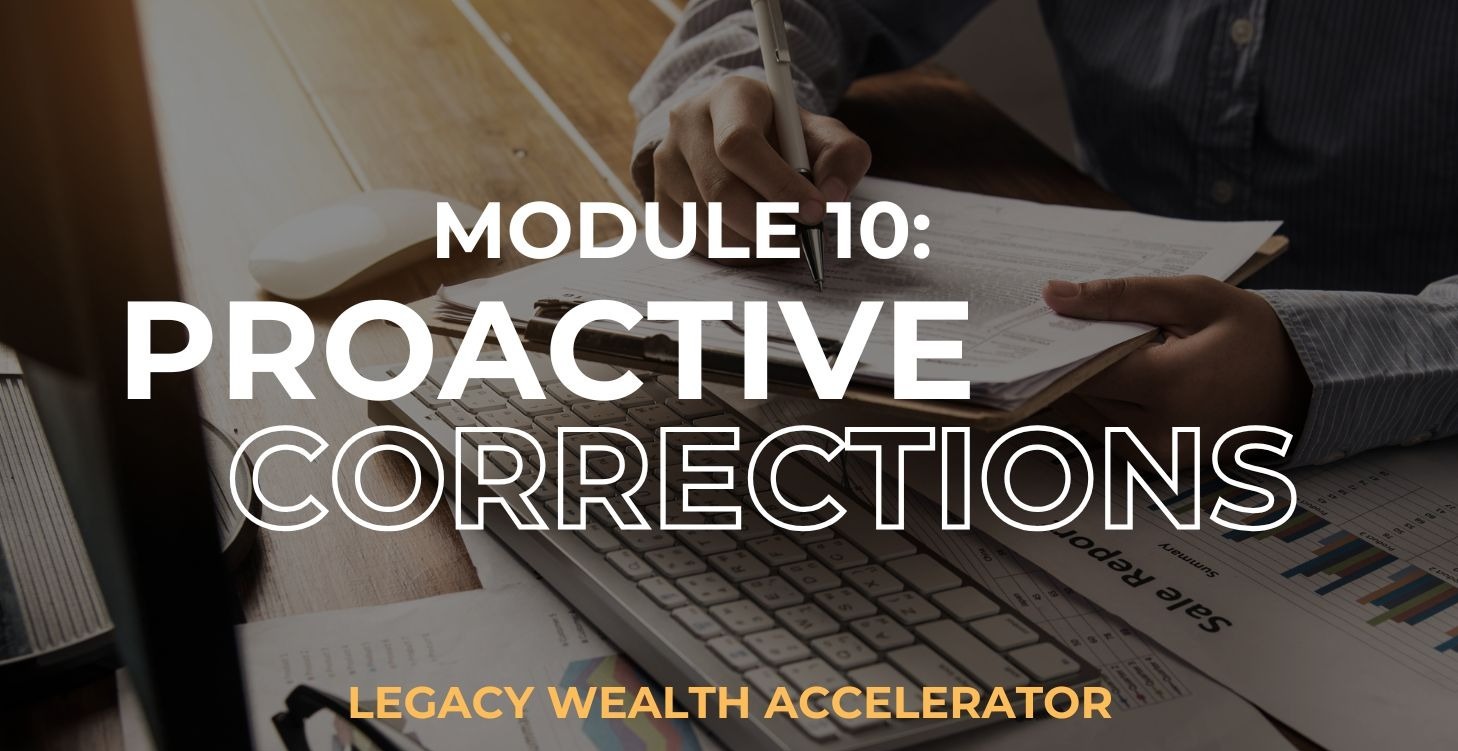 Module 10: Proactive Corrections - LWA