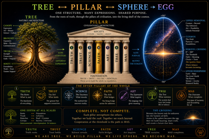 What If They Were Never Meant to Compete? : Science, Faith, Art, Truth: One System?