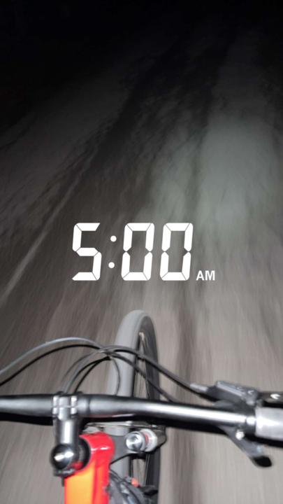 Morning ride!