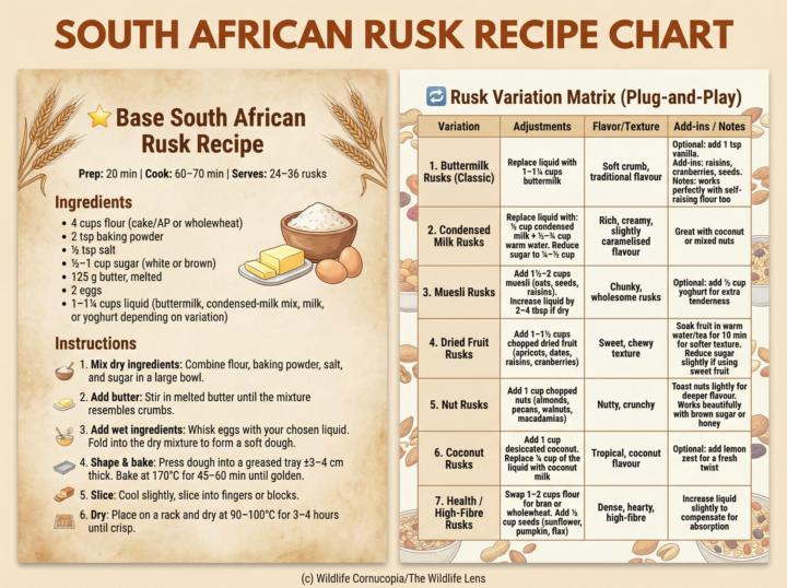 South African Rusks, an Essential breakfast