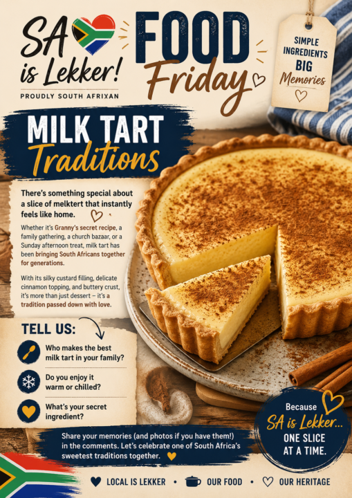 FOOD FRIDAY - Milk Tart Traditions