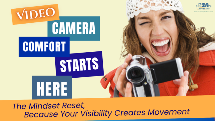 We’re tackling video camera shyness head-on in a warm, zero-pressure workshop.