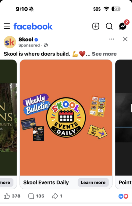 We've Made The Skool Ads. 📰