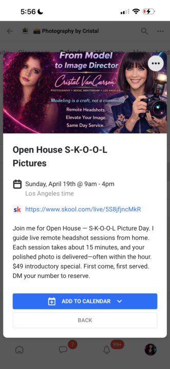 📸Open House Skool Picture Day — Come Say Hello and Ask Questions