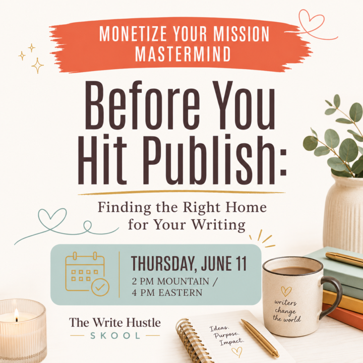 Free mastermind class on getting published