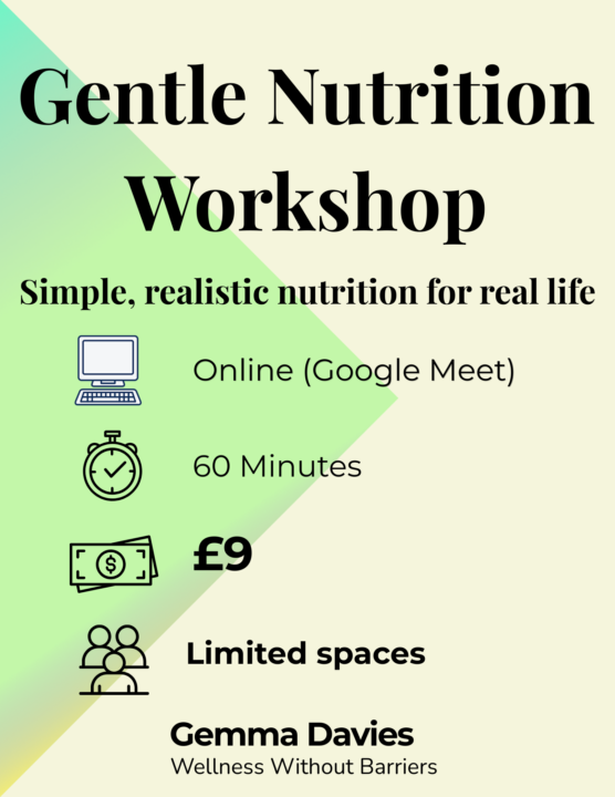 Gentle Nutrition Reset Workshop