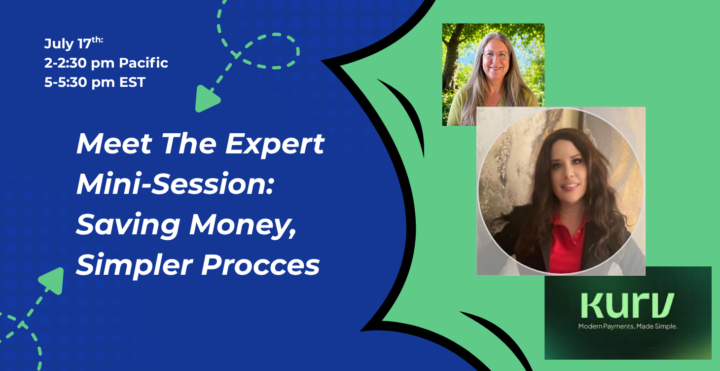 Saving money as you take payments! Mini Meet The Expert Session