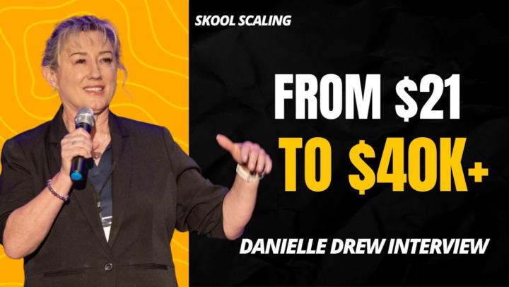 From $21 to $40,000 in 8 weeks on Skool