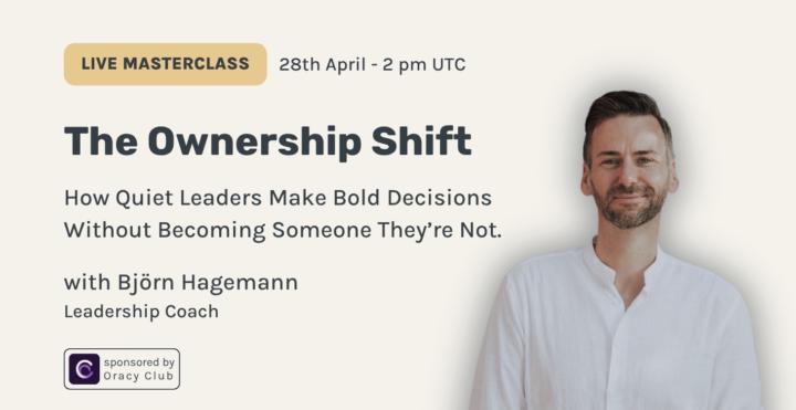 28th Apr. The shift that makes difficult decisions surprisingly simple