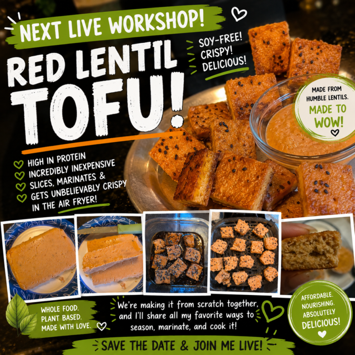 Let's Turn Red Lentils into TOFU 😎