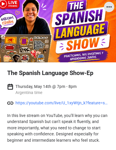 Do you understand Spanish… but freeze when you try to speak? 😩💭