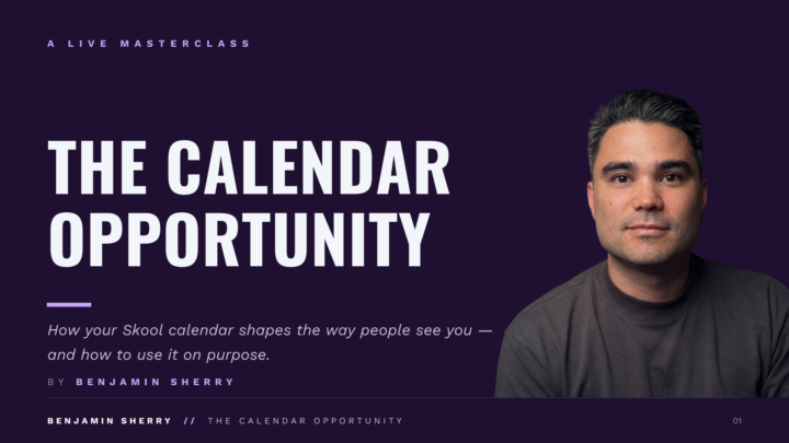 What does your Skool calendar say about you?