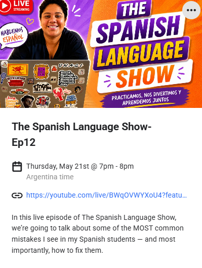 Do you keep making the same mistakes in Spanish?